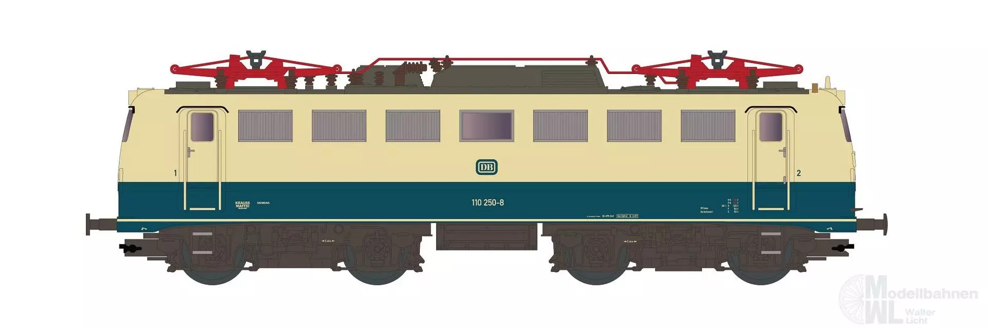 Hobbytrain 28141 - E-Lok BR 110 DB Ep.IV/V N 1:160