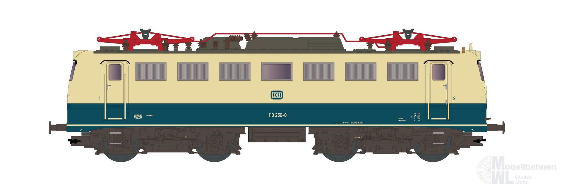 Hobbytrain 28141 - E-Lok BR 110 DB Ep.IV/V N 1:160