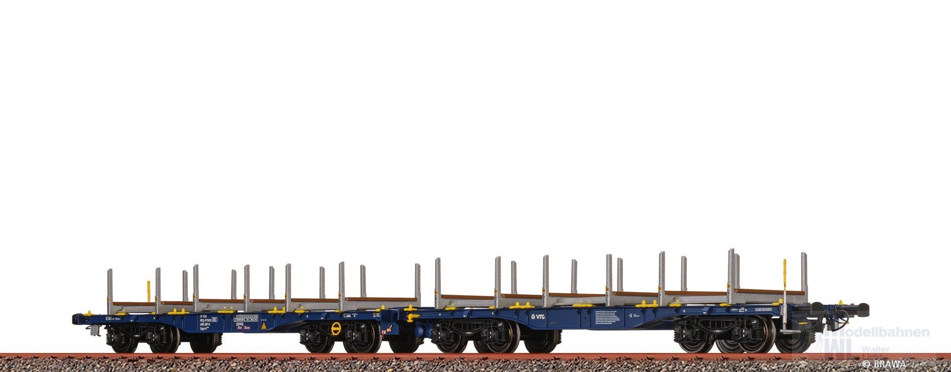 Brawa 50666 - Drehgestellflachwagen ÖBB Ep.VI Sggrrs H0/GL Brawa 50666 - Drehgestellflachwagen ÖBB Ep.VI Sggrrs H0/GL