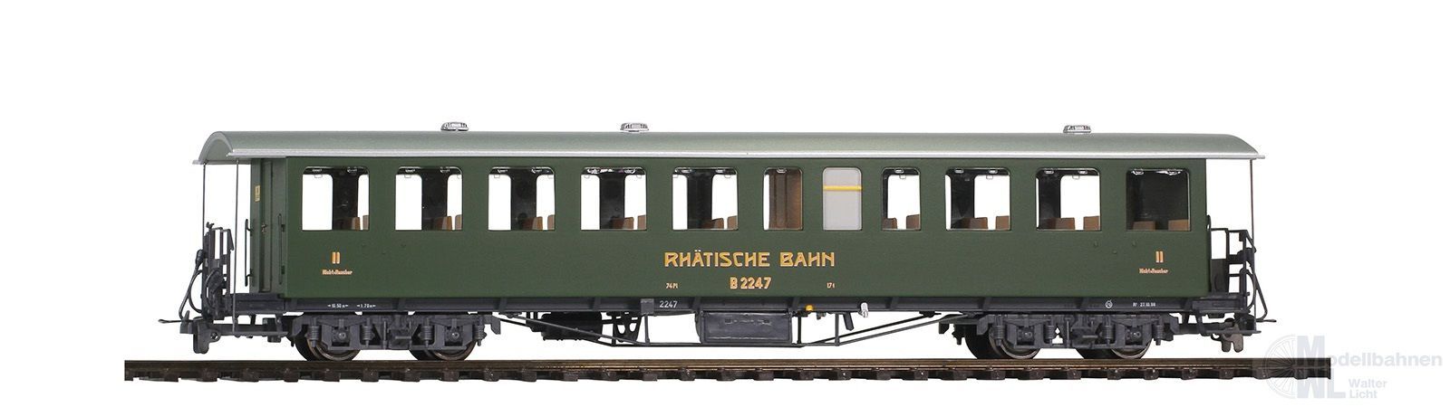Bemo 3235146 - Nostalgie-Plattformwagen RhB Ep.IV-VI B 2246 H0m