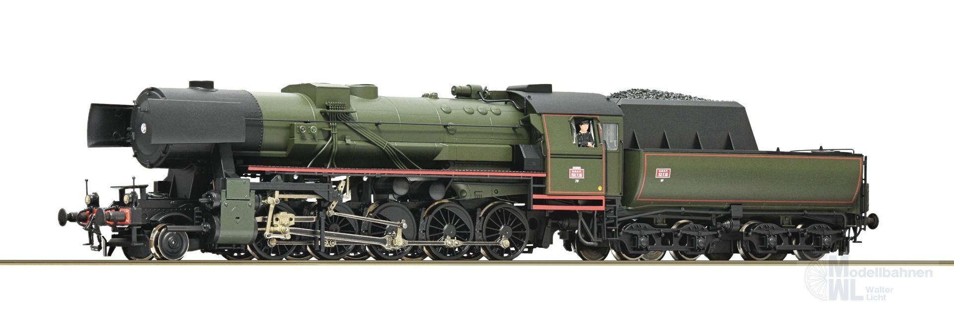 Roco 7110038 - Dampflok BR 150.Y.16 SNCF Ep.III H0/GL Sound