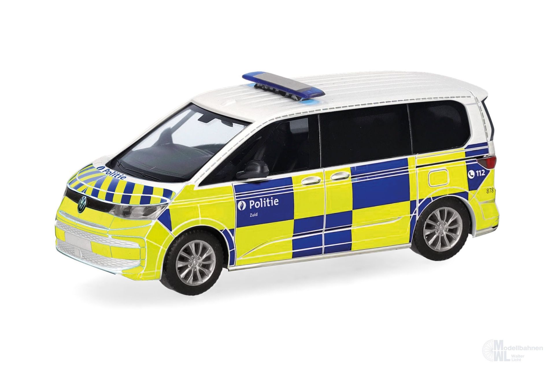 Herpa 098670 - VW T7 Multivan Police Belgien H0 1:87