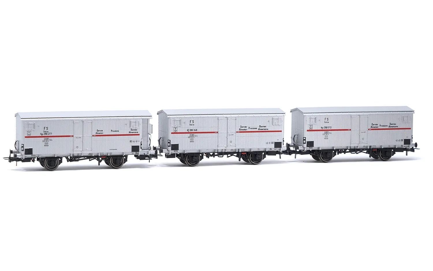 Rivarossi 6605 - Kühlwagen Set FS Ep.III 3.tlg. H0/GL