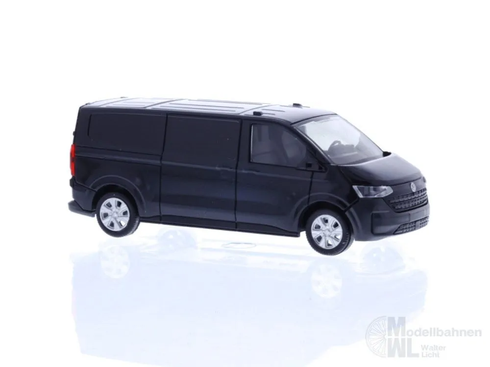 Rietze 11730 - Volkswagen e-Transporter T7 Kasten LR FD mid night black metallic H0 1:87