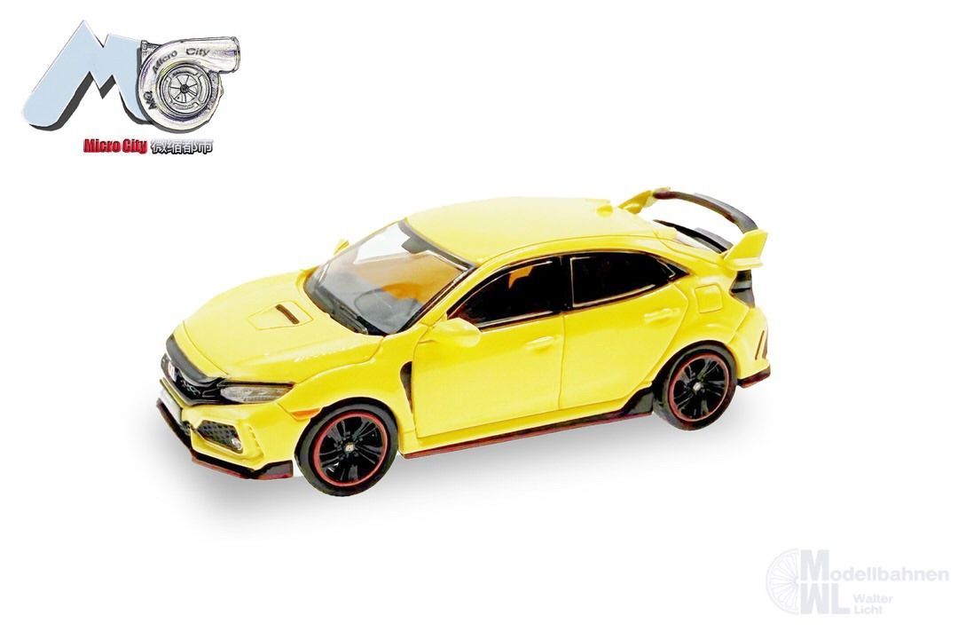 Herpa 87MC000044 - Honda Civic Type R, gelb H0 1:87