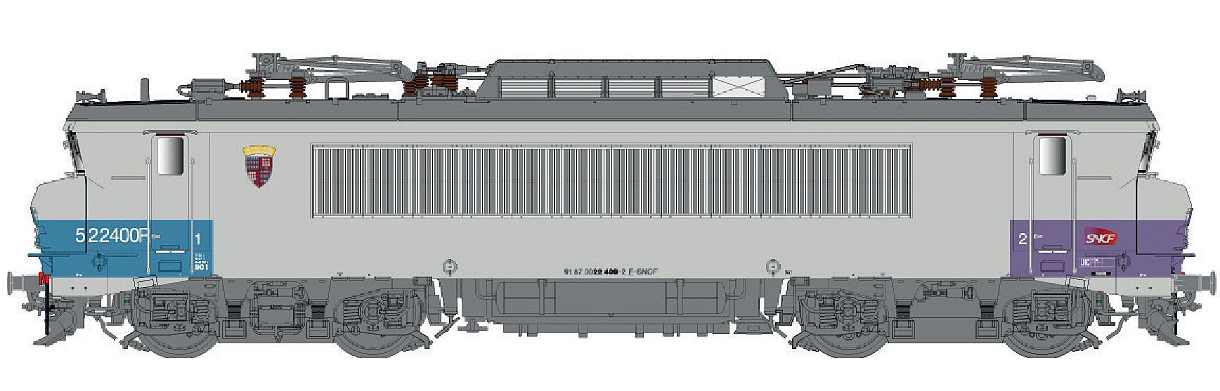 LS Models 11557S - E-Lok BB 22400R SNCF Ep.VI EnVoyage H0/WS Sound