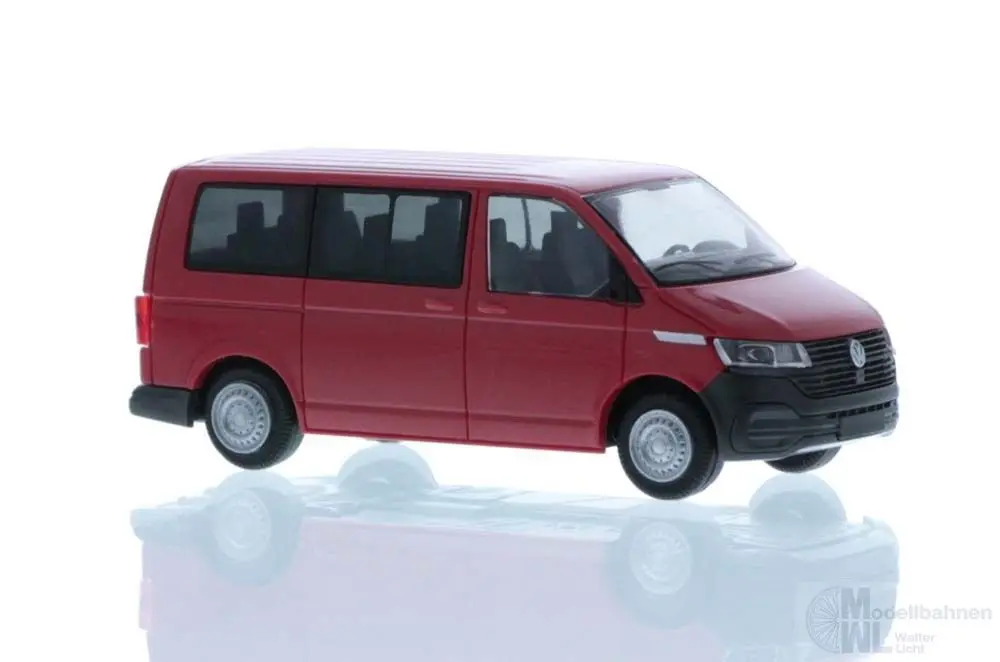 Rietze 11686 - Volkswagen T6.1 Bus KR kirschrot H0 1:87