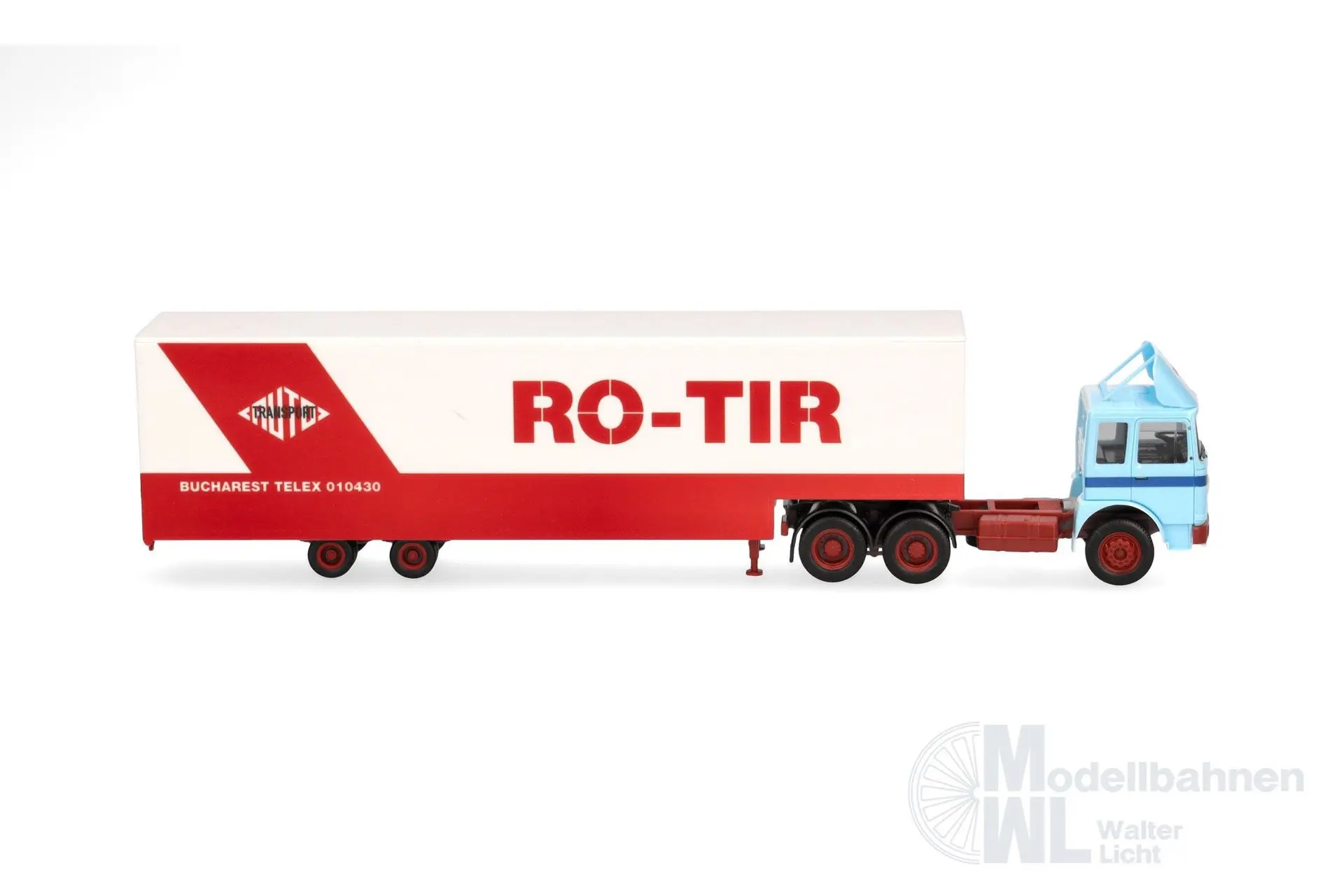 Herpa 320696 - Roman Diesel 6x4 JumboKoffer Sattelzug Ro-TIR H0 1:87