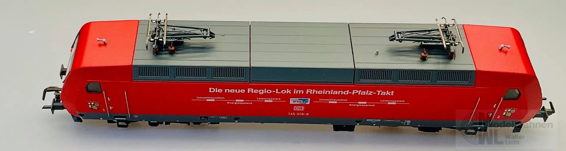 Roco 63561 - Roco - E-Lok BR 145 018-8 DB Ep.V Regio Rheinland-Pfalz verkehrsrot H0/GL