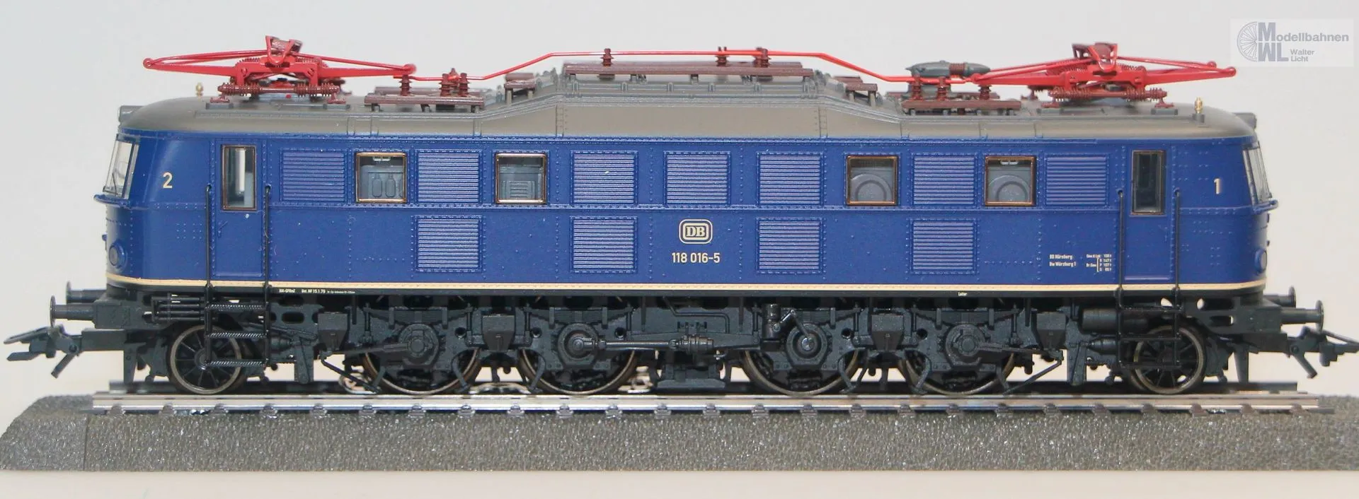 Märklin 37682 - MÄRKLIN - E-Lok BR 118 DB Ep.IV H0/WS Sound mfx