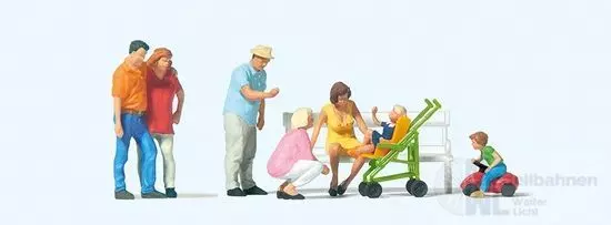 Preiser 10695 - Familienausflug H0 1:87