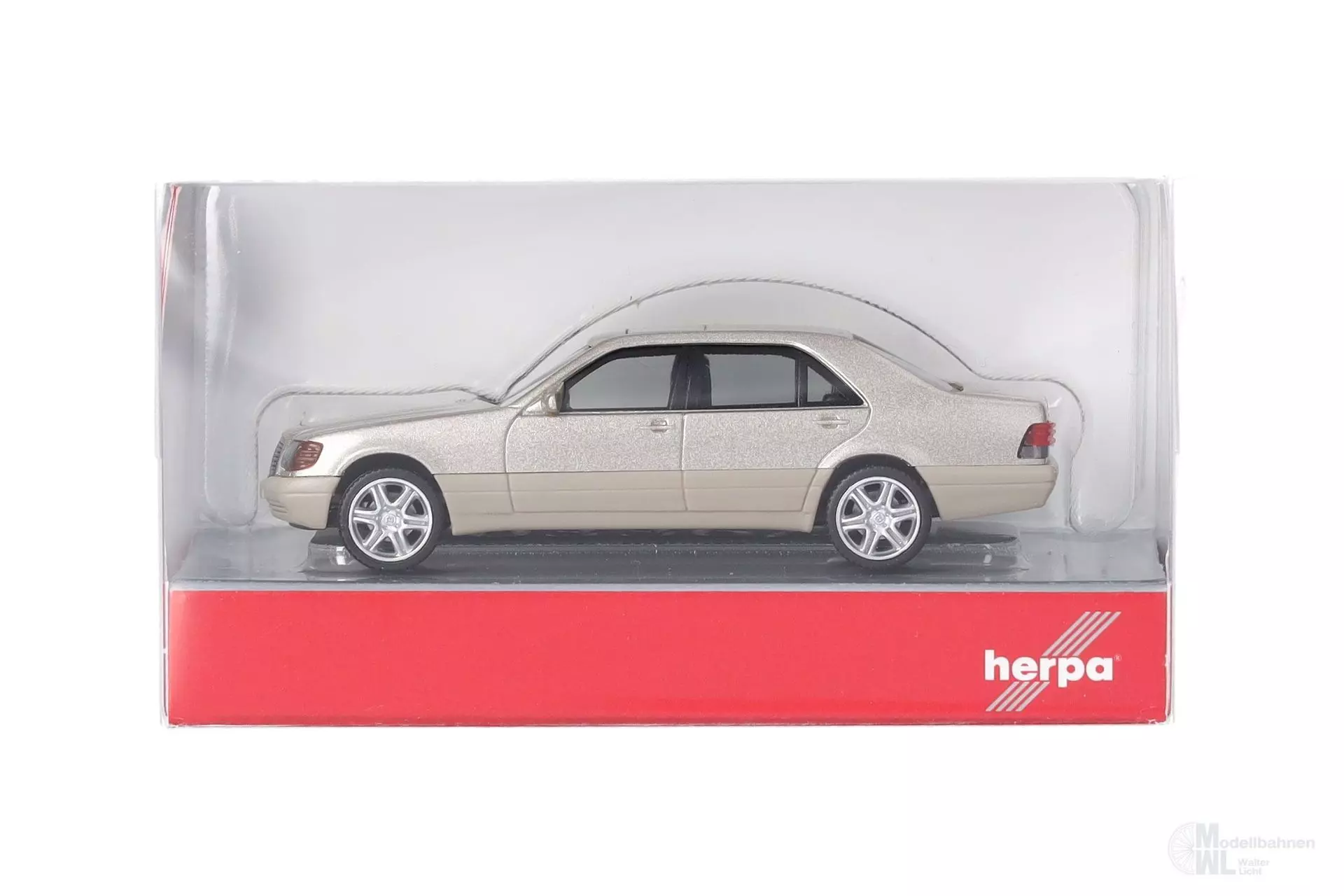 Herpa 030946-002 - Mercedes-Benz 600 SEL V12 rauchsilber H0 1:87
