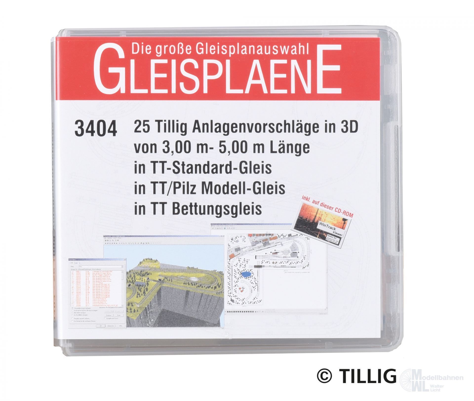 Tillig 09546 - Gleispläne 25 Vorschäge 3,0 - 5,0 m TT 1:120 Tillig 09546 - Gleispläne 25 Vorschäge 3,0 - 5,0 m TT 1:120