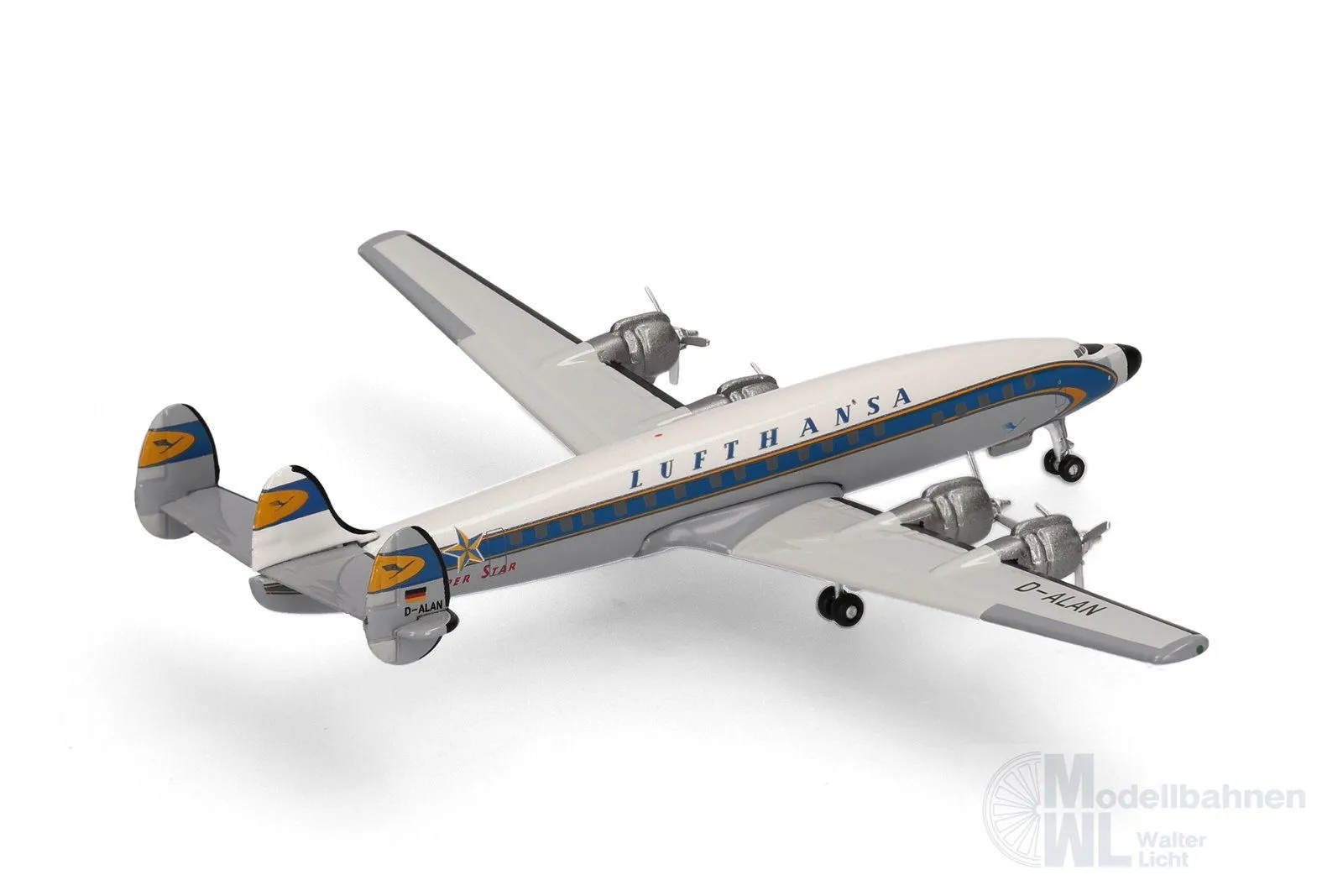 Herpa 539357 - Lockheed  L-1649A Super Star Lufthansa 1:500