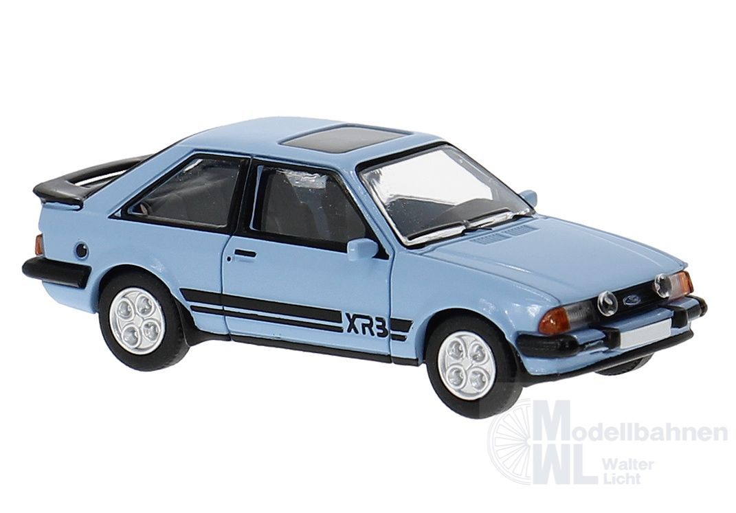 PCX-Models 870791 - Ford Escort MK III XR3i hellblau 1982 H0 1:87