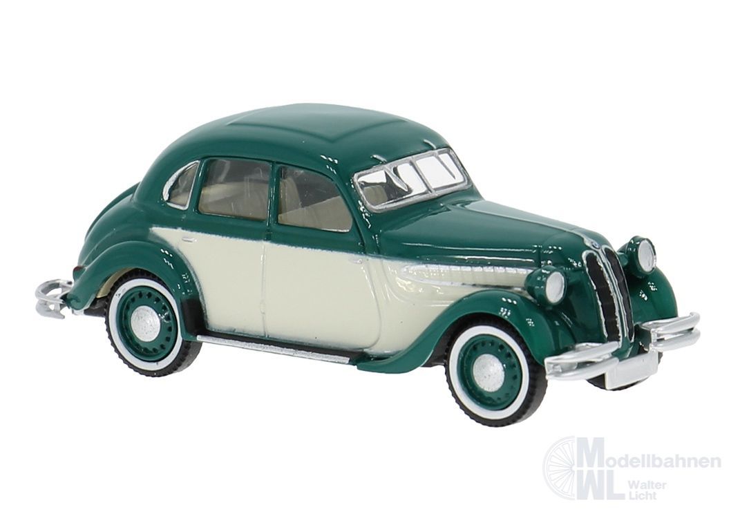 Brekina 24563 - BMW 326 zweifarbig grün/weiß H0 1:87