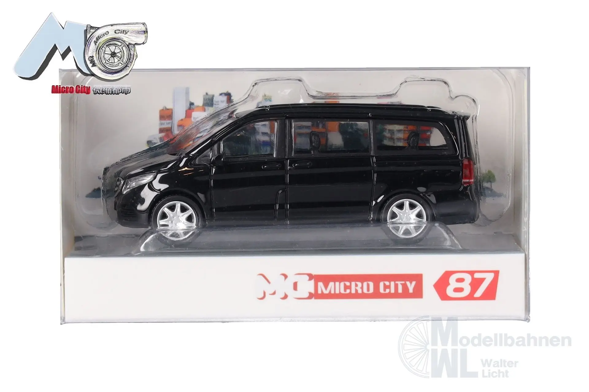 Herpa 87MC000075 - Mercedes-Benz V-Klasse schwarz H0 1:87