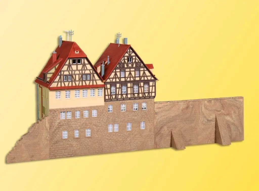 Kibri 37110 - Haus auf der Mauer Schwäbisch Hall 2 Stück N 1:160