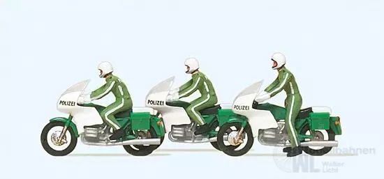 Preiser 10489 - Kradfahrer Polizei H0 1:87