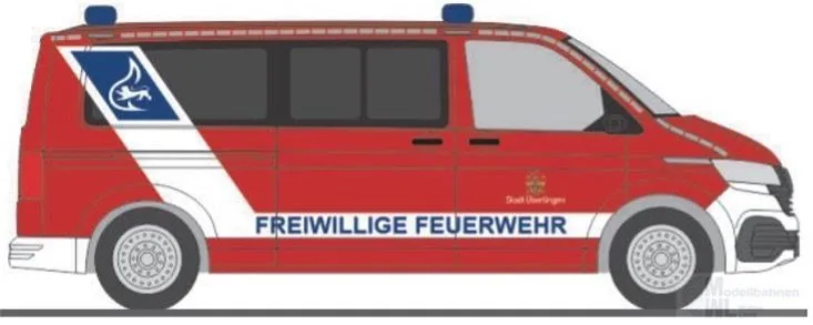 Rietze 53974 - Volkswagen T6.1 Feuerwehr Überlingen H0 1:87