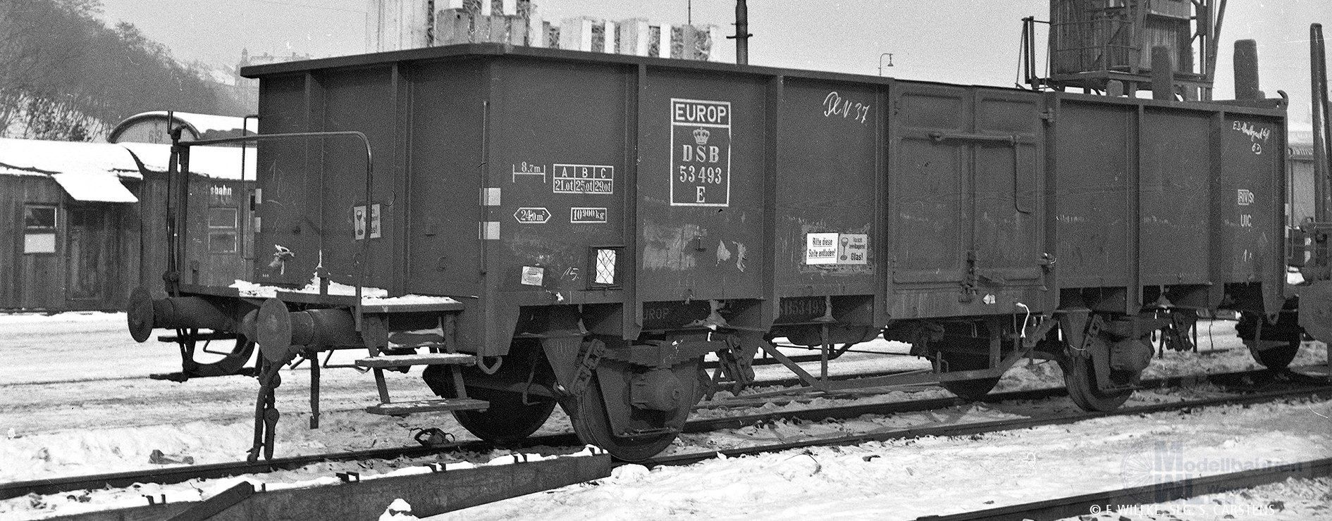 Brawa 50076 - Güterwagen offen DSB Ep.III 53 493 H0/GL Brawa 50076 - Güterwagen offen DSB Ep.III 53 493 H0/GL