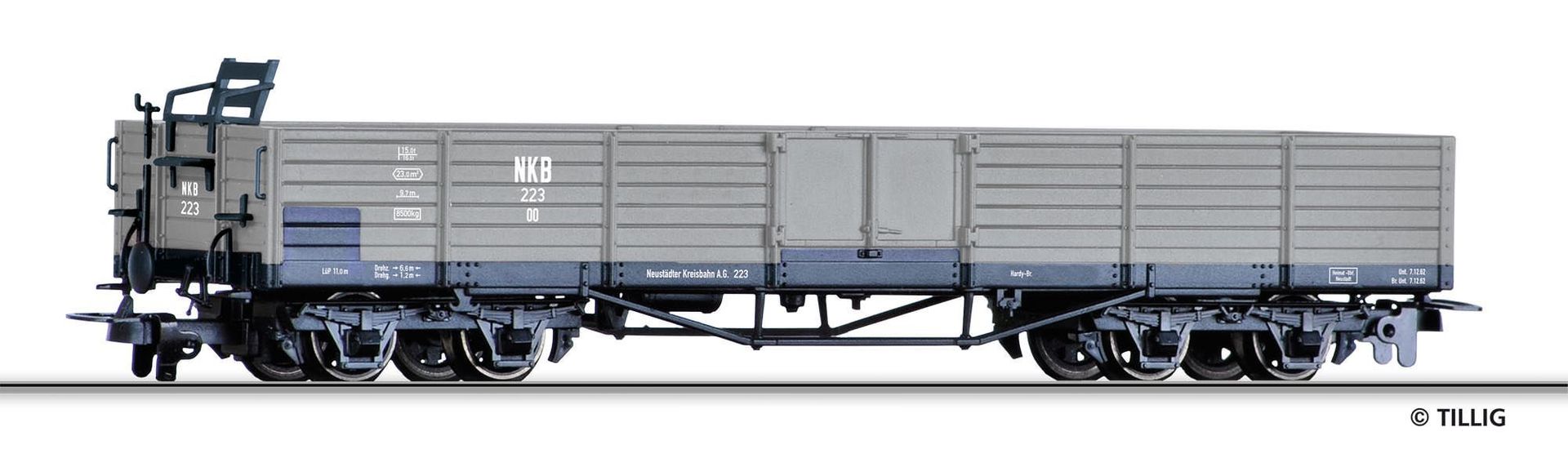 Tillig 15923 - Güterwagen NKB Ep.III OO H0m