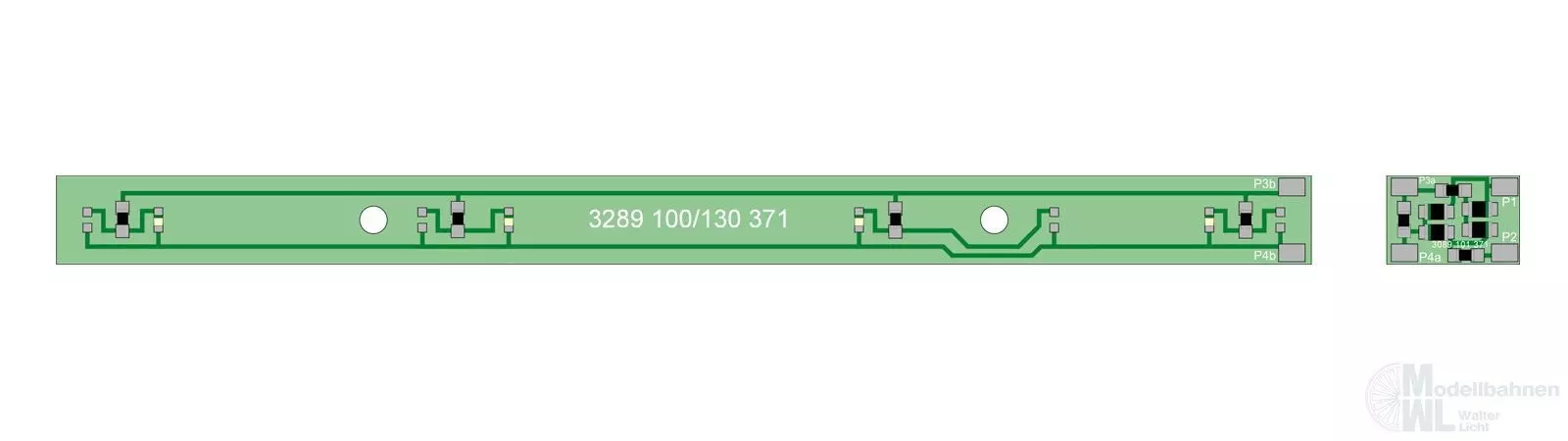 Bemo 6545600 - Innenbeleuchtung für 3689 für GL und WS-Wagen H0