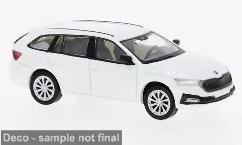 PCX-Models 870596 - Skoda Oktavia IV Combi weiss 2019 H0 1:87