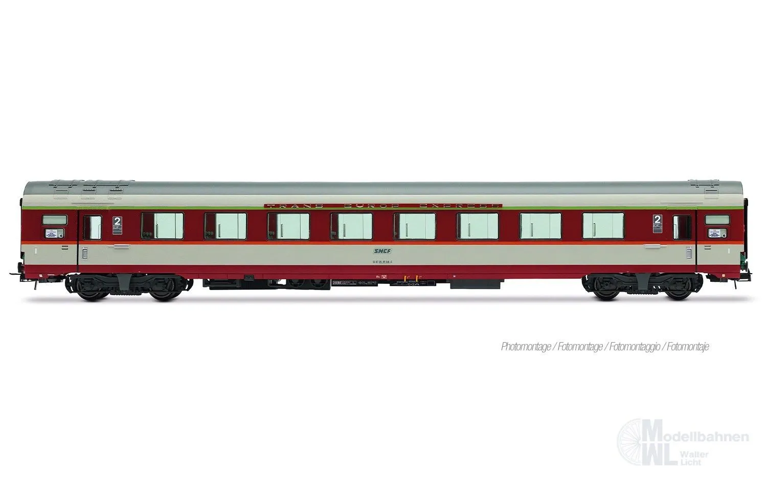 Jouef 4203 - Personenwagen SNCF Ep.IV Le Capitole B8u H0/GL