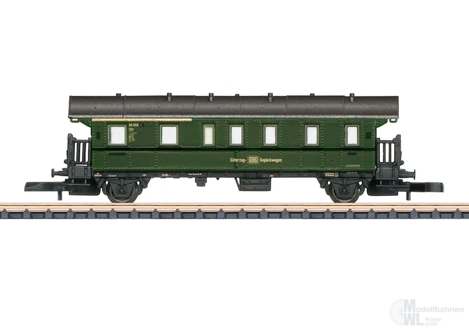 Märklin 87514 - Behelfs-Gepäckwagen DB Ep.III Pwghs Z 1:220