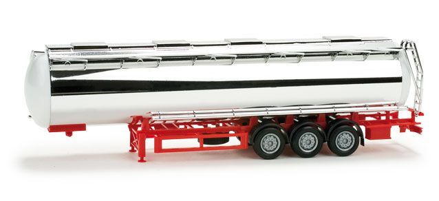 Herpa 76180 - Lebensmittelchromtank-Auflieger unbedruckt 1:87