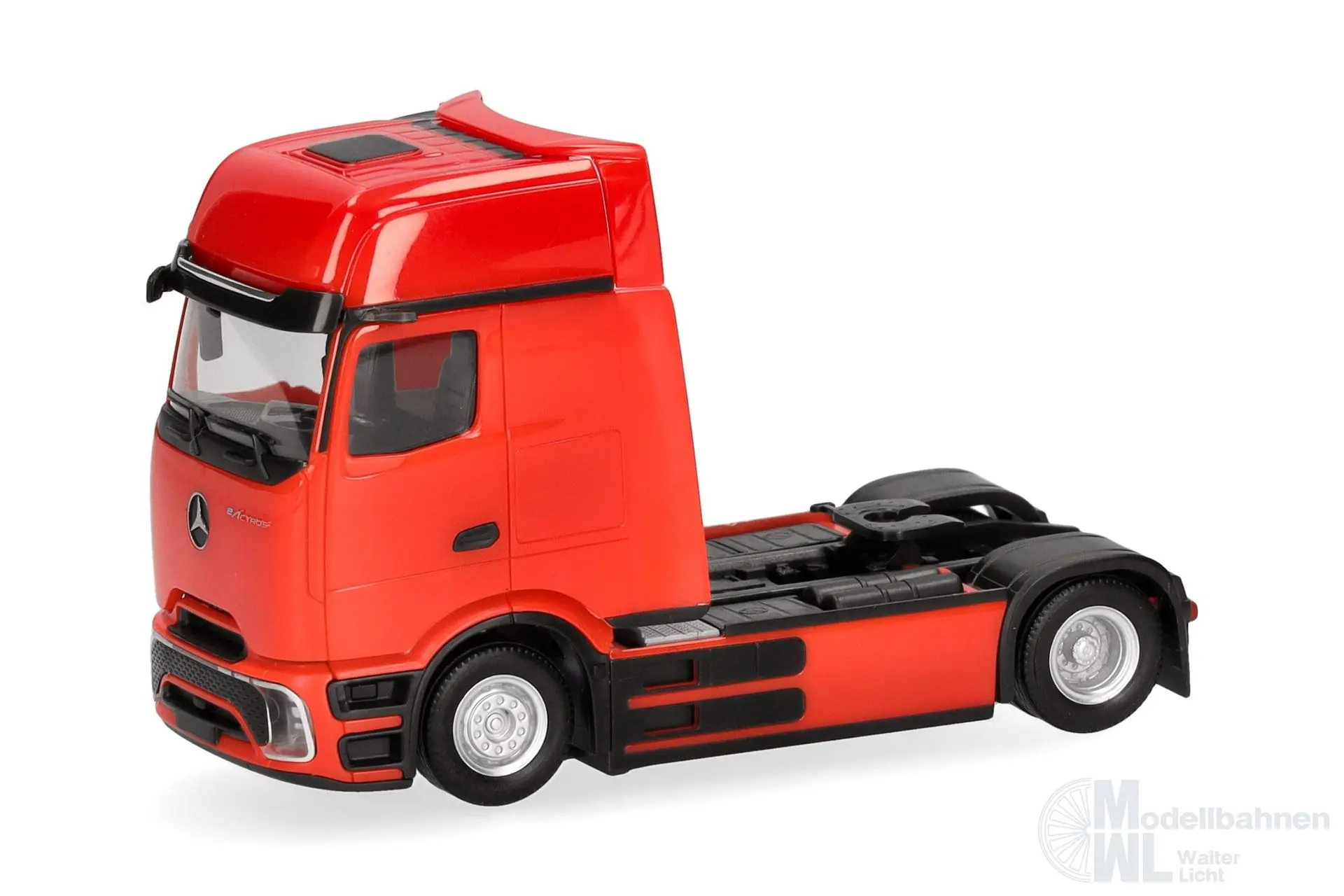 Herpa 319447-002 - Mercedes-Benz eActros 600 Gigaspace Zugmaschine verkehrsrot H0 1:87
