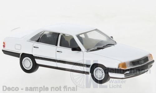 PCX-Models 870436 - Audi 100 C3 weiss 1982 H0 1:87