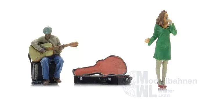 ARTITEC b.v. 5160063 - Straßenmusikanten 2 Figuren N 1:160