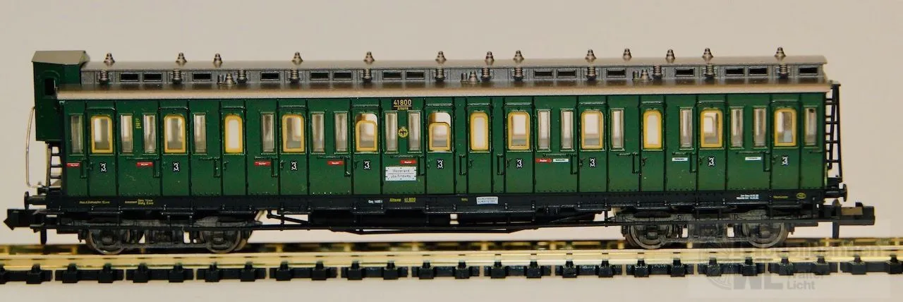 Fleischmann 8087 - FLEISCHMANN - Abteilwagen DRG Ep.II 3.Kl. N 1:160