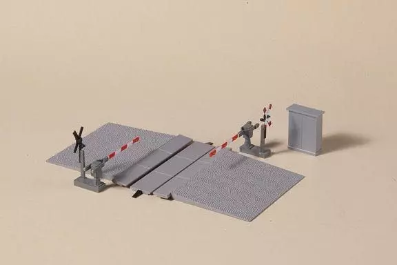 Auhagen 41625 - Bahnübergang - Halbschranke 62 x 135 mm H0 1:87