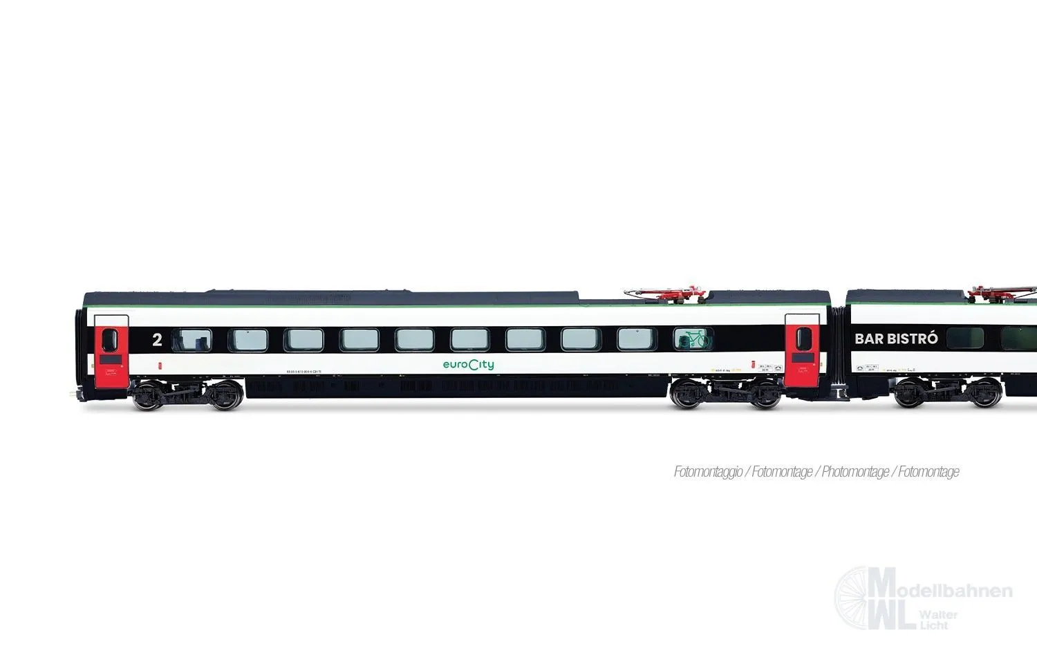 Lima 4689 - Ergänzungswagen Set ETR 610 FS Trenitalia Ep.VI 3.tlg. H0/GL