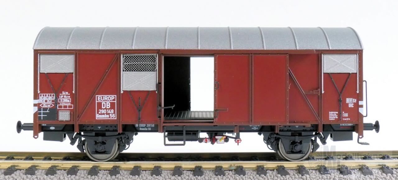 Exact Train 20997 - Güterwagen ged. DB Ep.IV Gmmhs 56 EUROP H0/GL