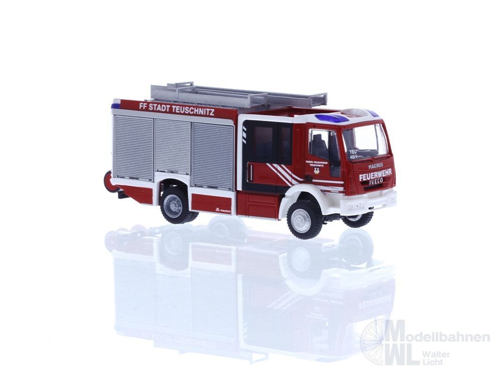 Rietze 68165 - Magirus HLF Team Cab FW Teuschnitz H0 1:87