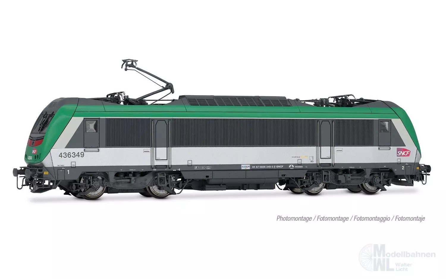 Jouef 2480S - E-Lok BR 436300 SNCF Ep.VI FRET H0/GL Sound