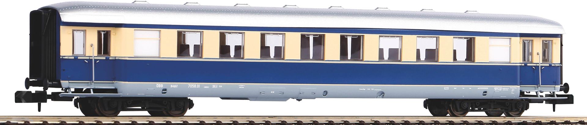 Piko 40626 - Schürzeneilzugwagen ÖBB Ep.III beigeblau N 1:160