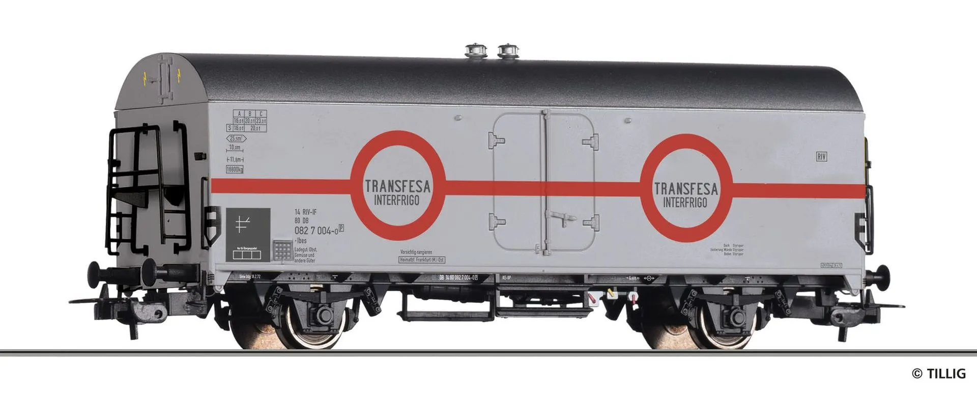 Tillig 77041 - Kühlwagen DB Ep.IV Transfesa H0/GL