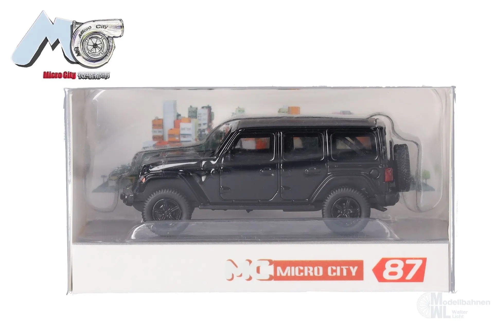 Herpa 87MC000028 - Jeep Wrangler schwarz ab 2017 H0 1:87