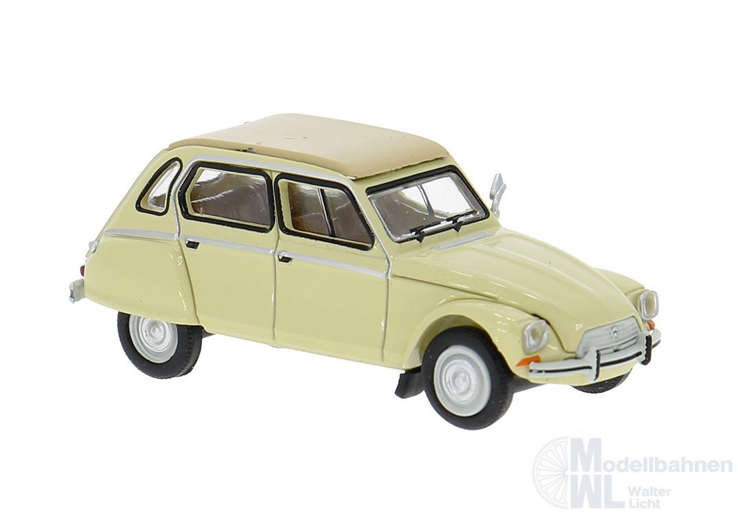 Brekina 14259 - Citroen Dyane geschlossen beige H0 1:87