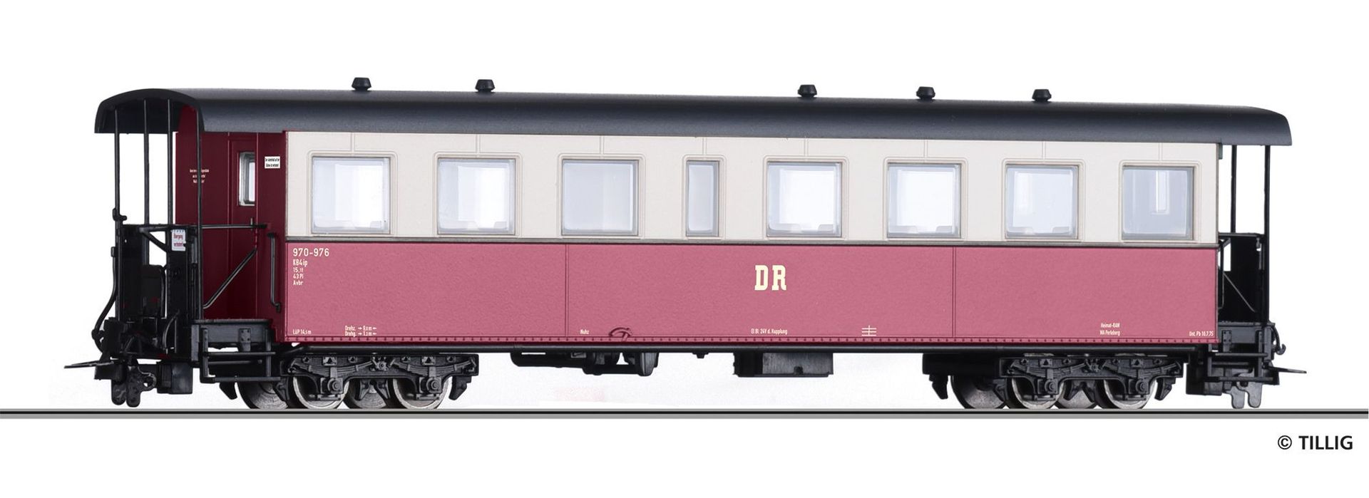 Tillig 03984 - Personenwagen KB4ip DR Ep.IV H0e Tillig 03984 - Personenwagen KB4ip DR Ep.IV H0e