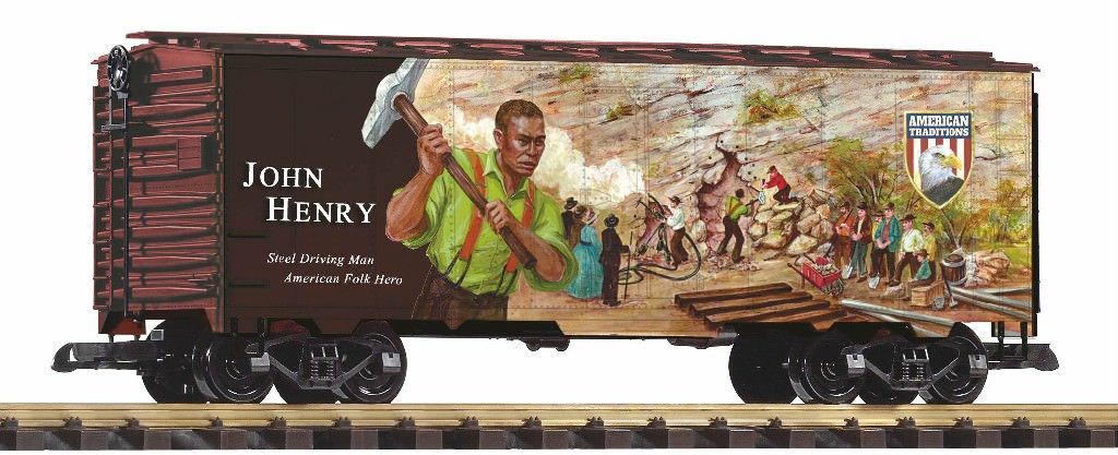 Piko 38941 - Güterwagen gedeckt Amerikanische John Henry SPUR G 1:22,5 Piko 38941 - Güterwagen gedeckt Amerikanische John Henry SPUR G 1:22,5