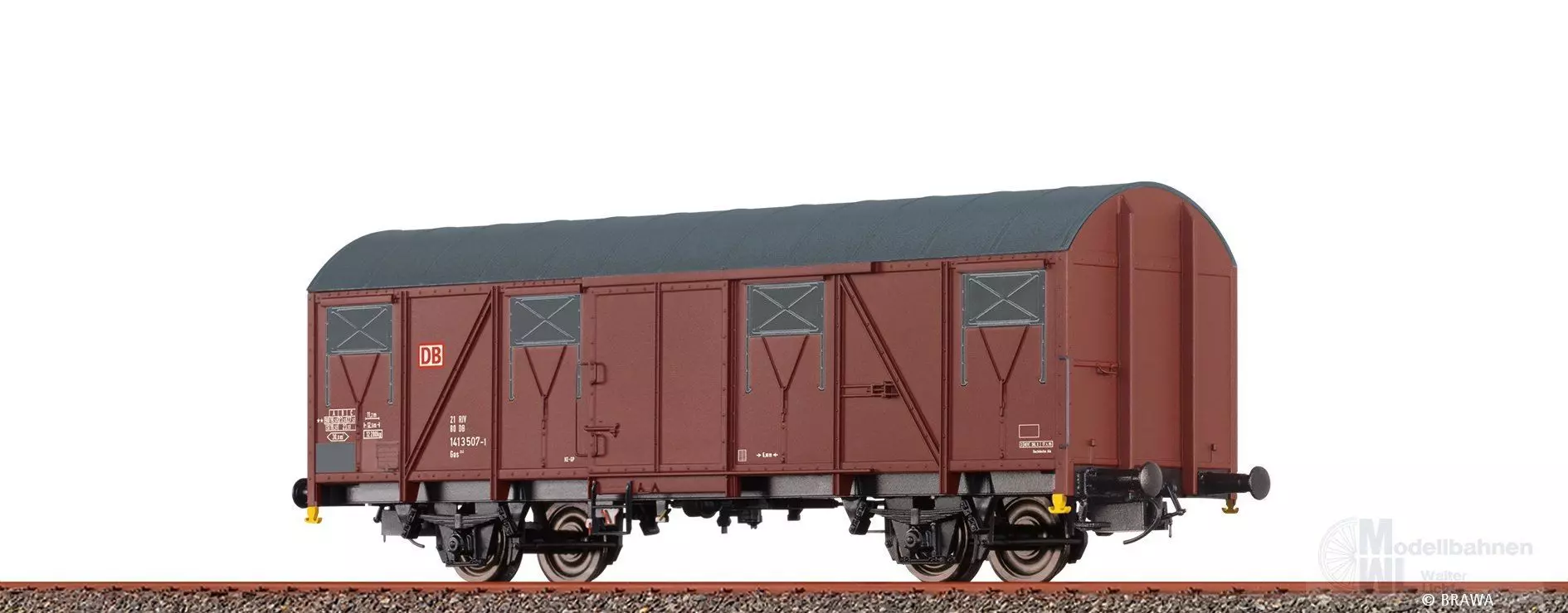 Brawa 50907 - Güterwagen ged. DB Ep.V Gos253 H0/GL