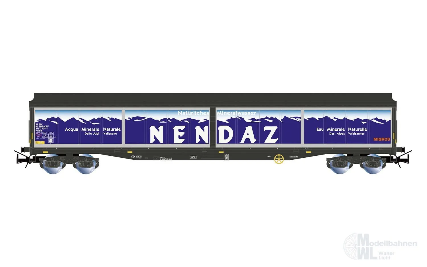 Rivarossi 6720 - Schiebewandwagen SBB Ep.V NENDAZ H0/GL
