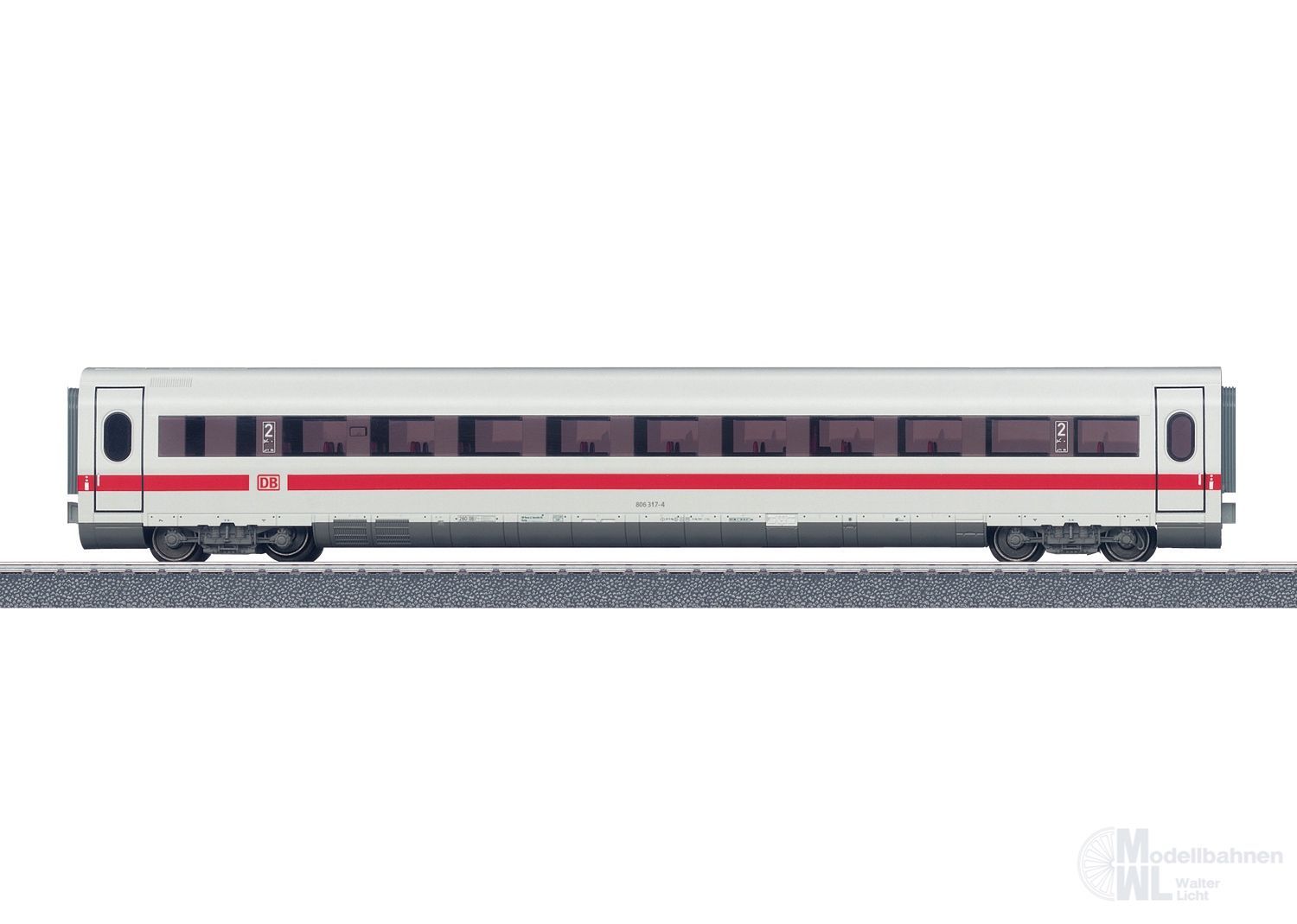 Märklin 41712 - Großraumwagen ICE 2 DB Ep.VI 2.Kl.Start up H0/WS