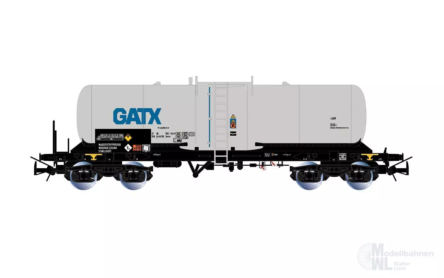 Rivarossi 6699 - Kesselwagen GATX Ep.VI silbern H0/GL